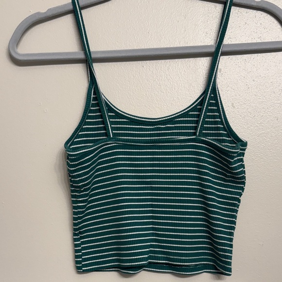 American Eagle Outfitters Green and White Striped Camisole - Picture 3 of 3